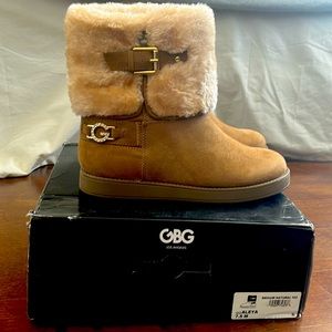 GBG Los Angeles Beige Boots